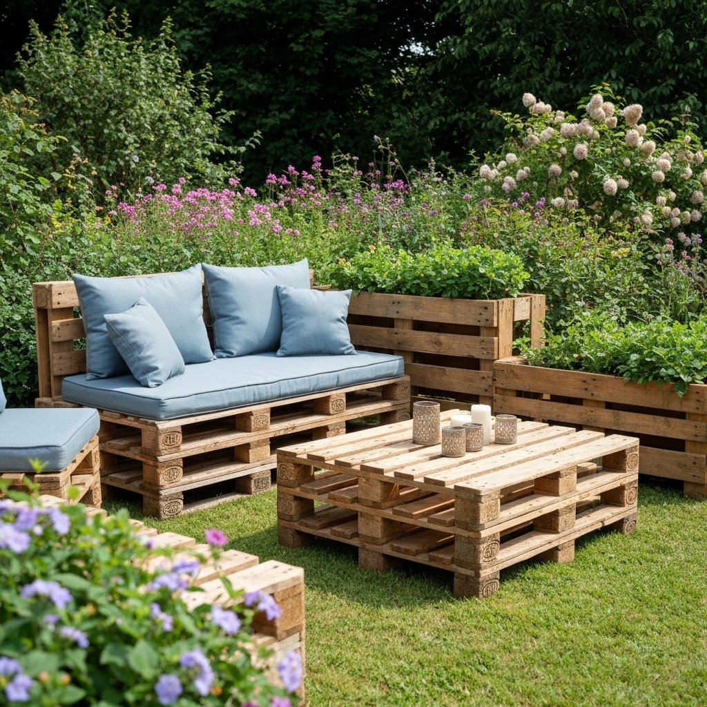 DIY: Meble ogrodowe z palet – stwórz unikalną przestrzeń