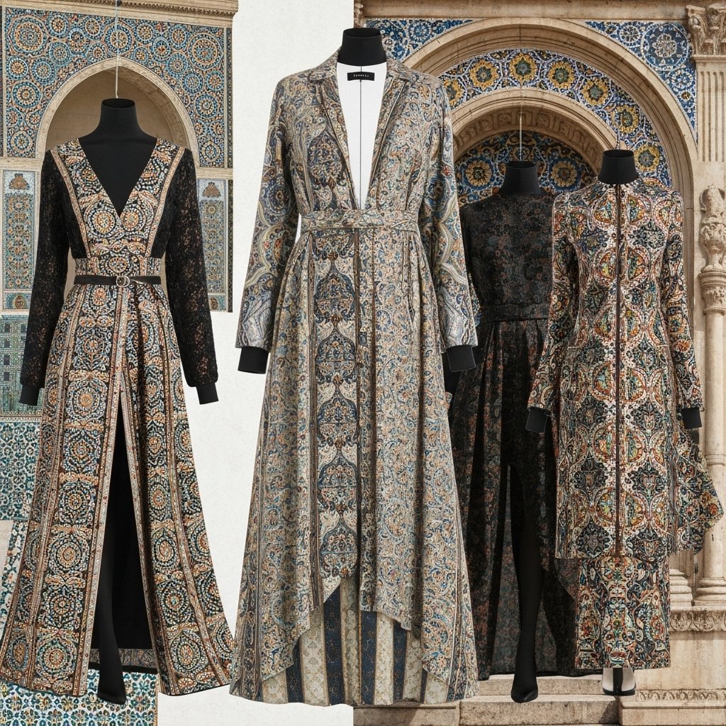 Geometryczne wzory w modzie: powrót do klasyki i nowoczesne inspiracje